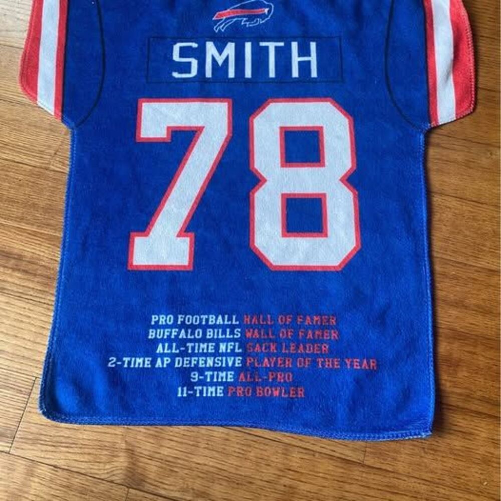 Buffalo Bills AFC Bruce Smith Commemorative Rally Towel - great for playoffs